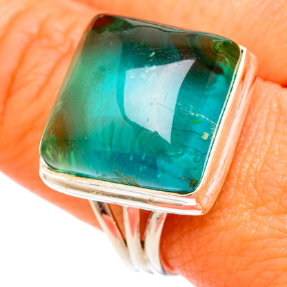 Green Tourmaline Rings handcrafted by Ana Silver Co - RING103013