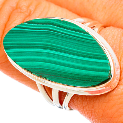 Malachite Rings handcrafted by Ana Silver Co - RING103014