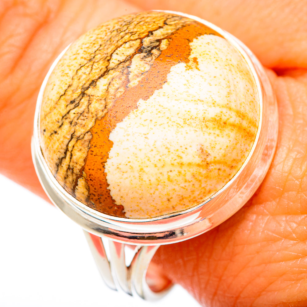 Picture Jasper Rings handcrafted by Ana Silver Co - RING103016