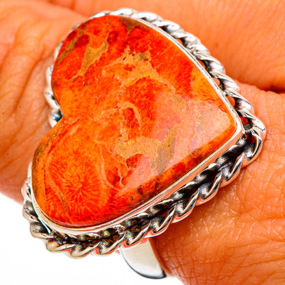 Sponge Coral Rings handcrafted by Ana Silver Co - RING103021