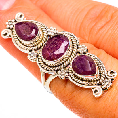Ruby Rings handcrafted by Ana Silver Co - RING103022