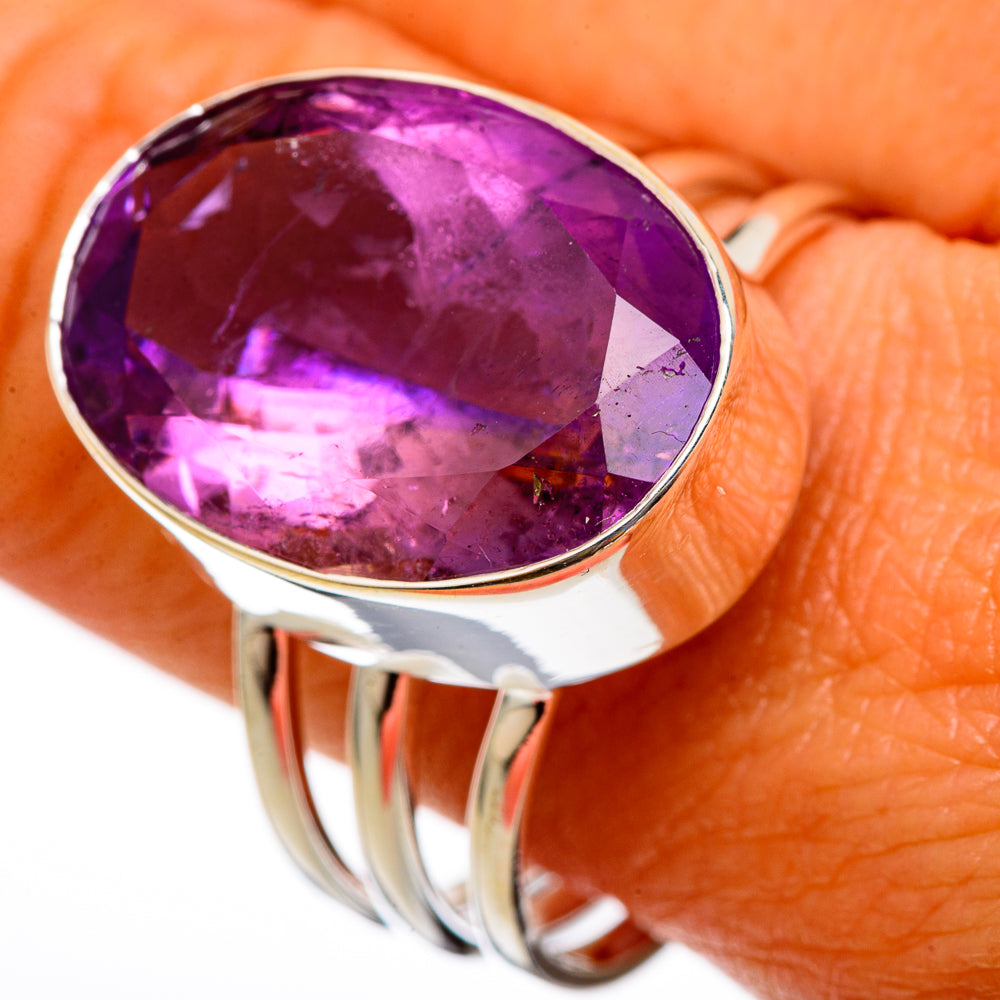 Amethyst Rings handcrafted by Ana Silver Co - RING103027