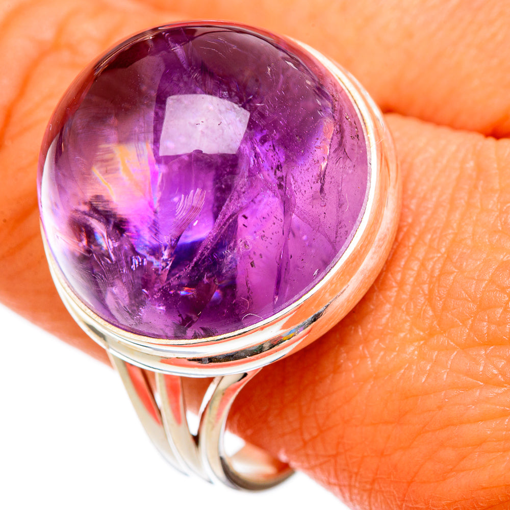 Amethyst Rings handcrafted by Ana Silver Co - RING103034
