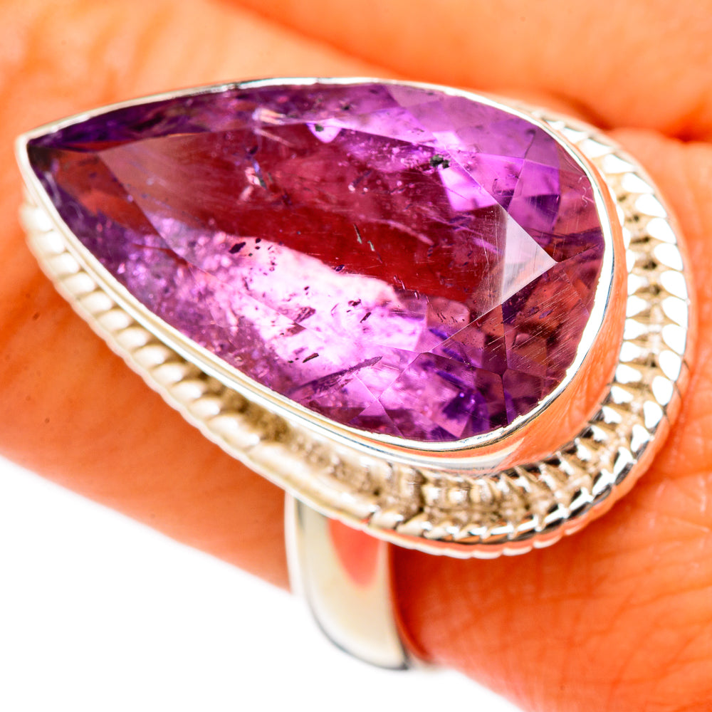 Amethyst Rings handcrafted by Ana Silver Co - RING103036