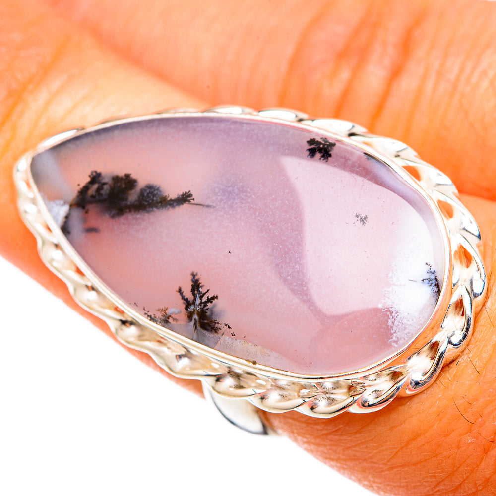 Dendritic Opal Rings handcrafted by Ana Silver Co - RING103040
