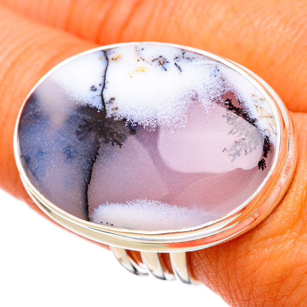 Dendritic Opal Rings handcrafted by Ana Silver Co - RING103042