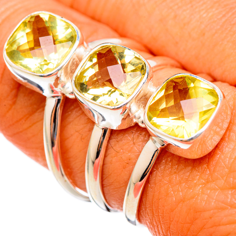 Citrine Rings handcrafted by Ana Silver Co - RING103047