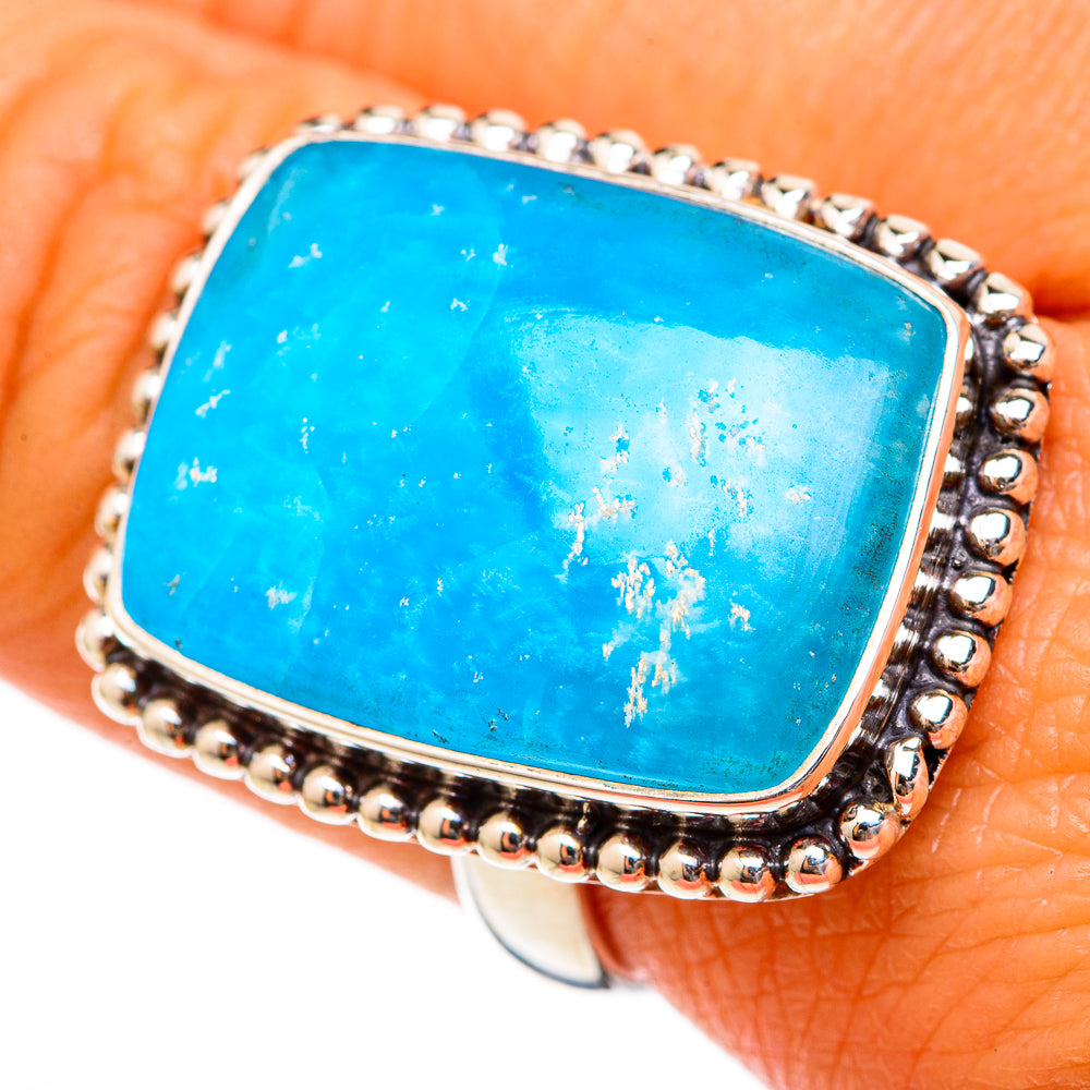 Larimar Rings handcrafted by Ana Silver Co - RING103051