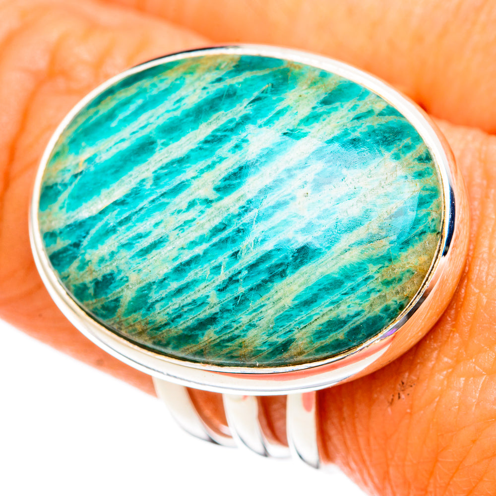 Amazonite Rings handcrafted by Ana Silver Co - RING103060