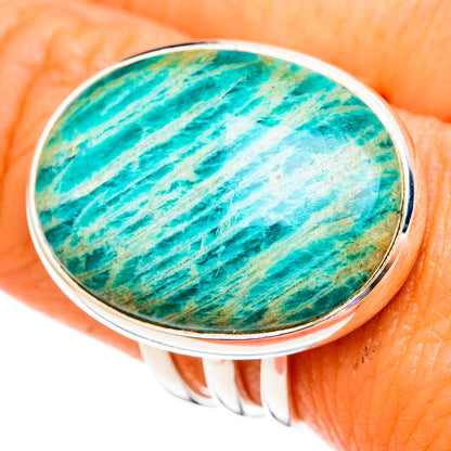 Amazonite Rings handcrafted by Ana Silver Co - RING103060