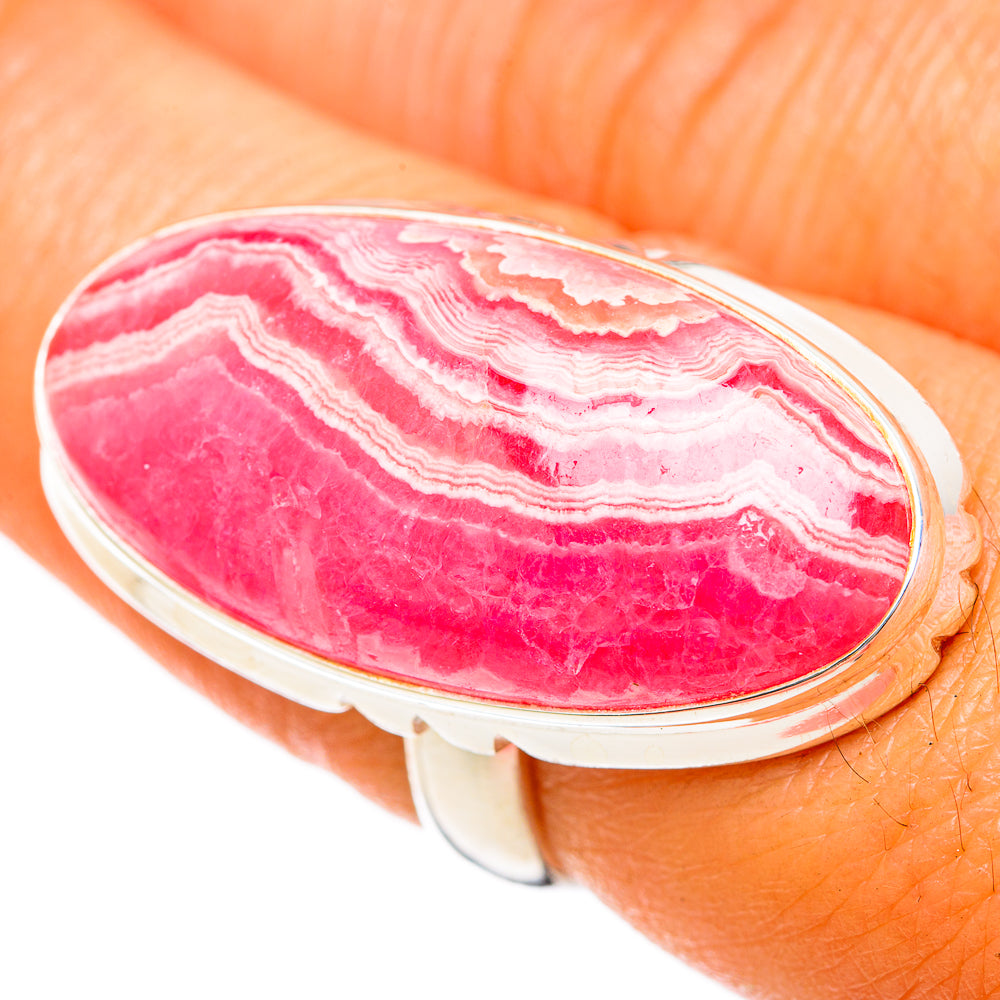 Rhodochrosite Rings handcrafted by Ana Silver Co - RING103069