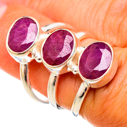 Ruby Rings handcrafted by Ana Silver Co - RING103072