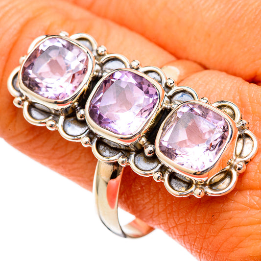 Kunzite Rings handcrafted by Ana Silver Co - RING103077