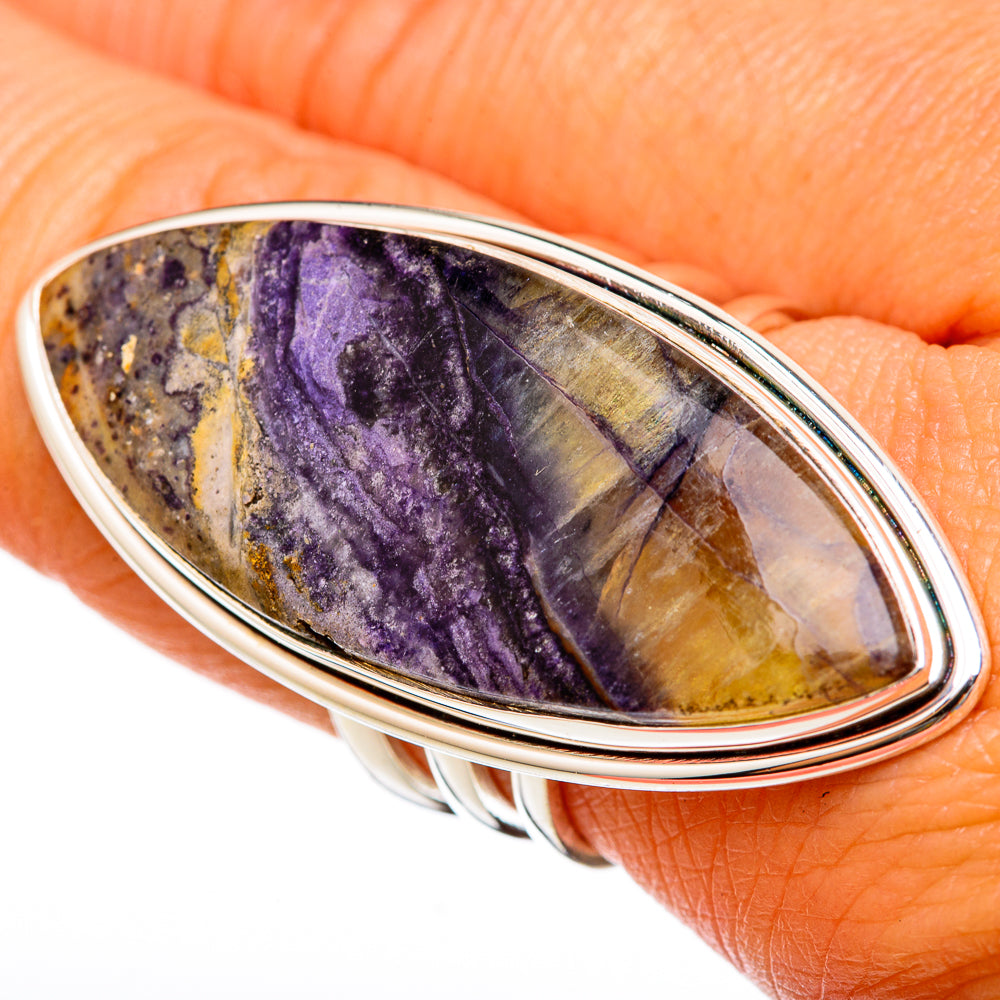 Labradorite Rings handcrafted by Ana Silver Co - RING103085