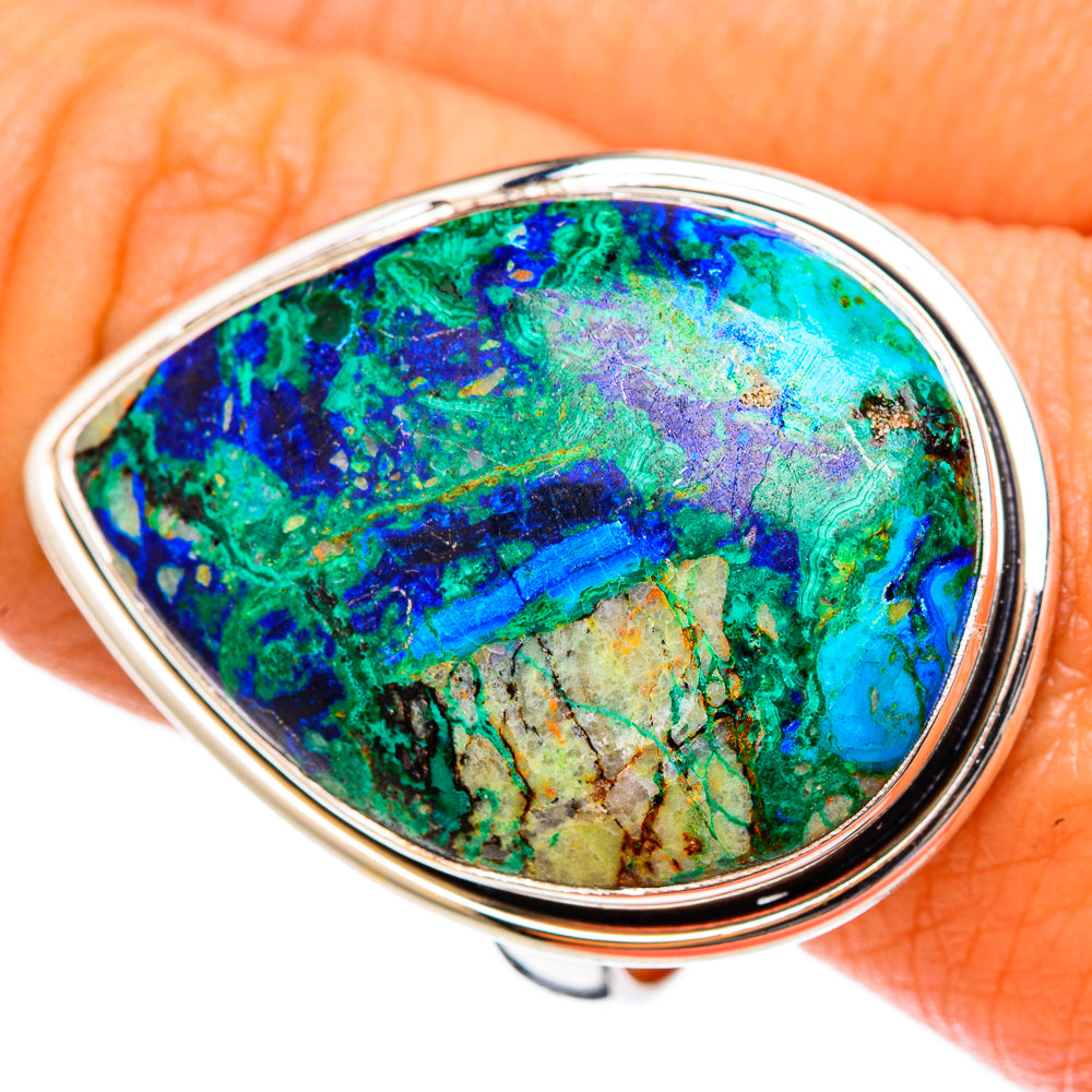 Chrysocolla Rings handcrafted by Ana Silver Co - RING103095
