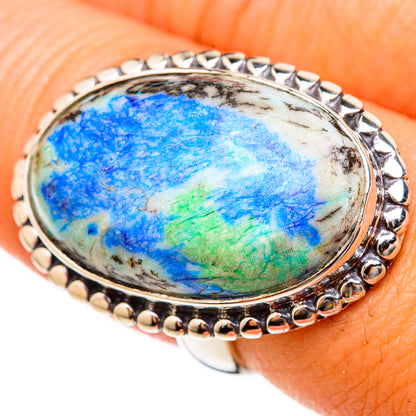 Azurite Rings handcrafted by Ana Silver Co - RING103098