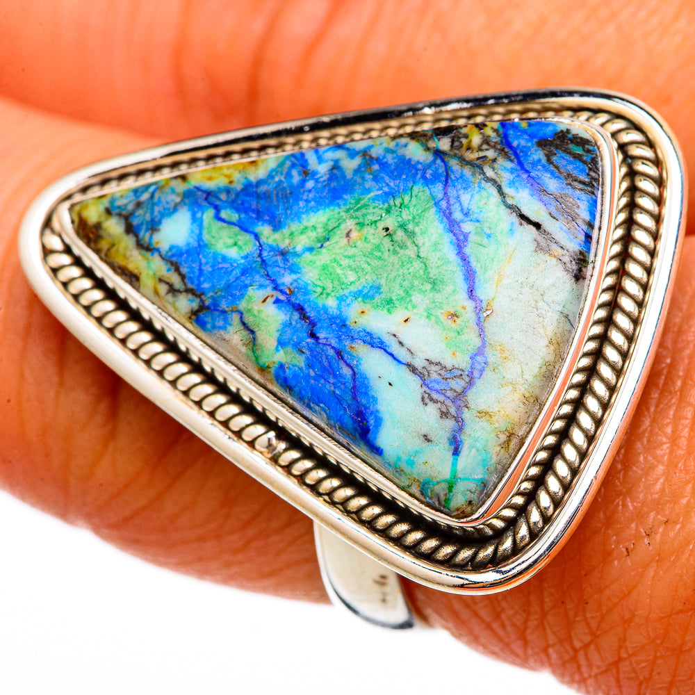 Azurite Rings handcrafted by Ana Silver Co - RING103099