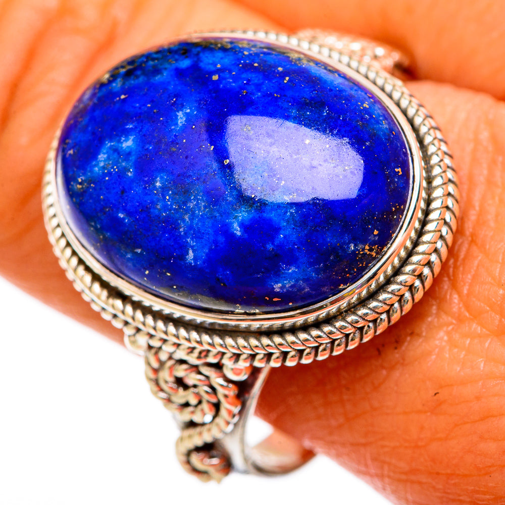 Lapis Lazuli Rings handcrafted by Ana Silver Co - RING103103