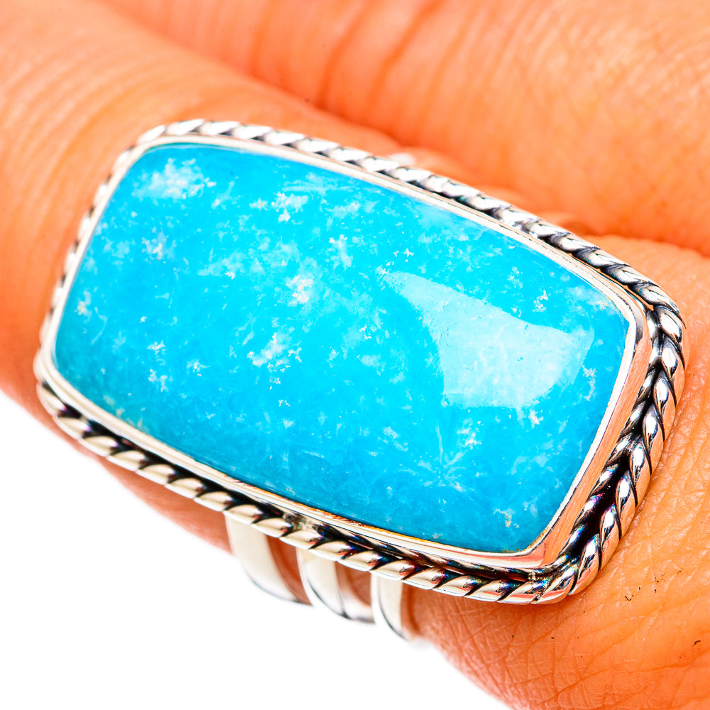 Larimar Rings handcrafted by Ana Silver Co - RING103104