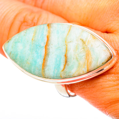 Peruvian Opal Rings handcrafted by Ana Silver Co - RING103112