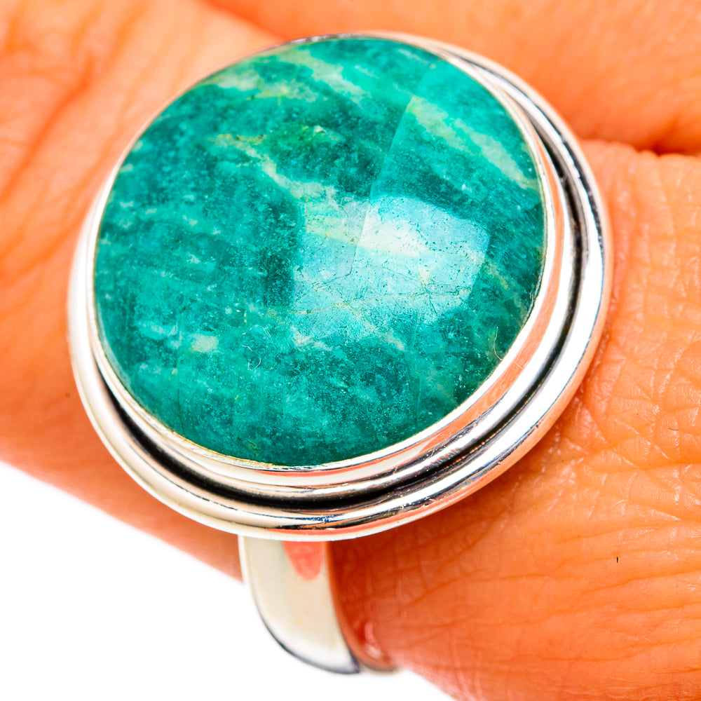 Amazonite Rings handcrafted by Ana Silver Co - RING103117