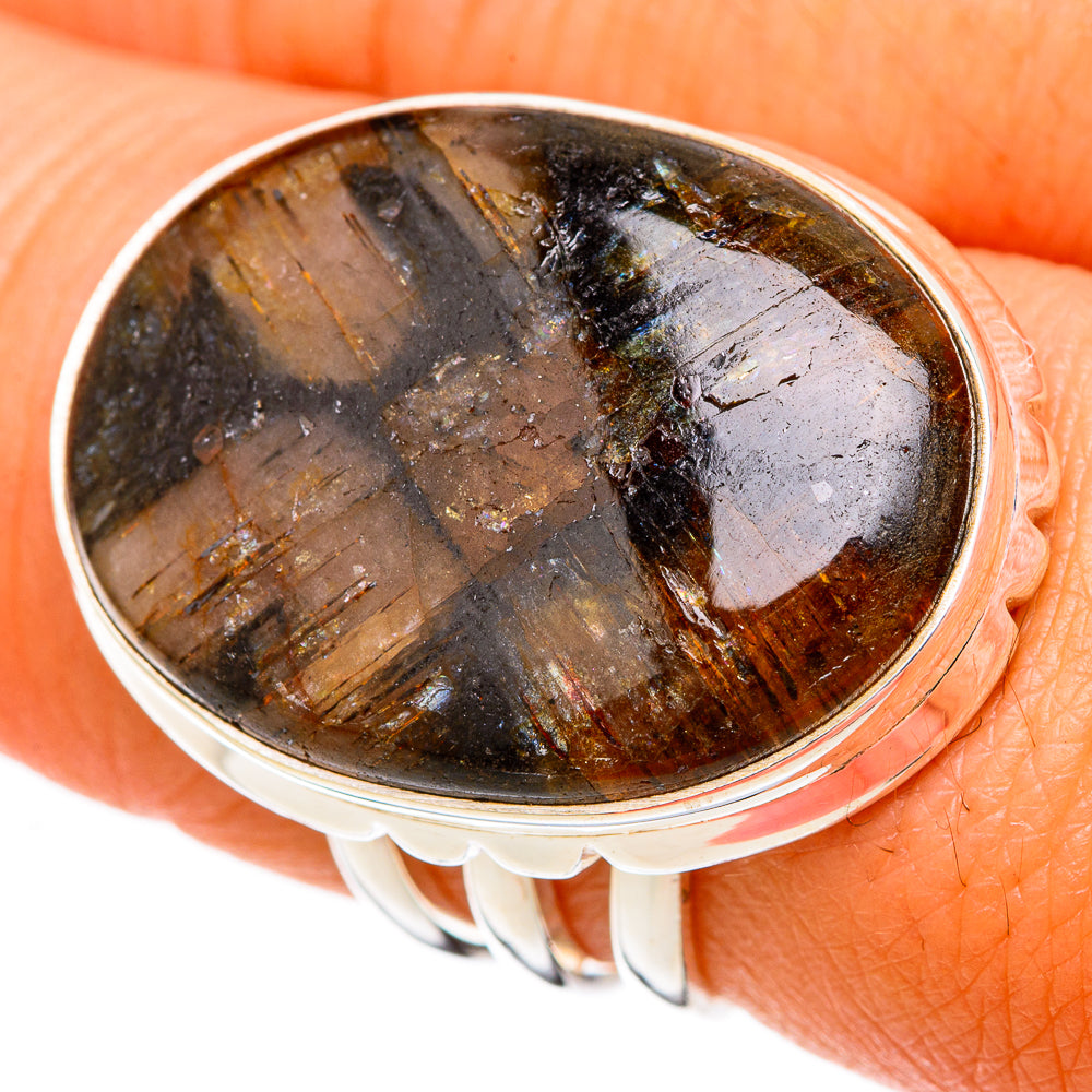 Chiastolite Rings handcrafted by Ana Silver Co - RING103122
