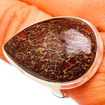 Dinosaur Bone Rings handcrafted by Ana Silver Co - RING103123