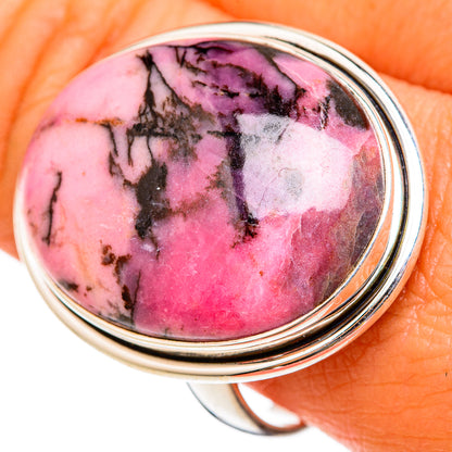 Rhodonite Rings handcrafted by Ana Silver Co - RING103127
