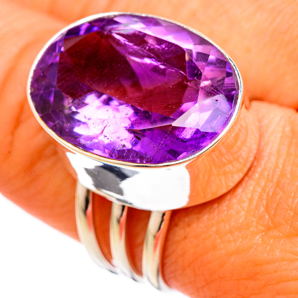 Amethyst Rings handcrafted by Ana Silver Co - RING103133