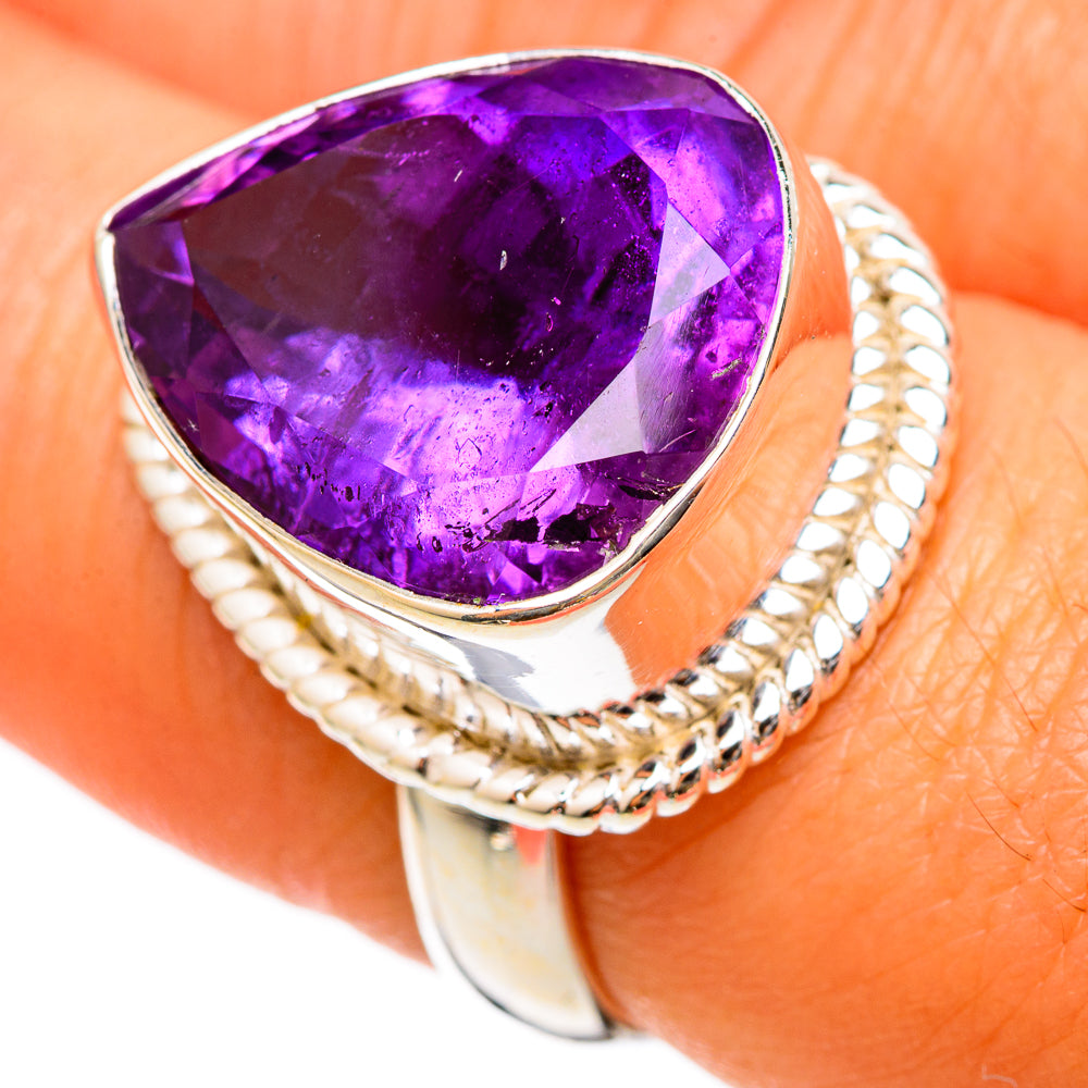 Amethyst Rings handcrafted by Ana Silver Co - RING103139