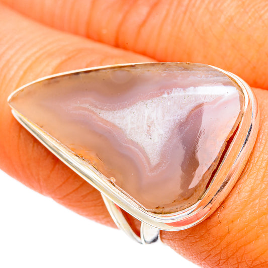 White Geode Slice Rings handcrafted by Ana Silver Co - RING103144