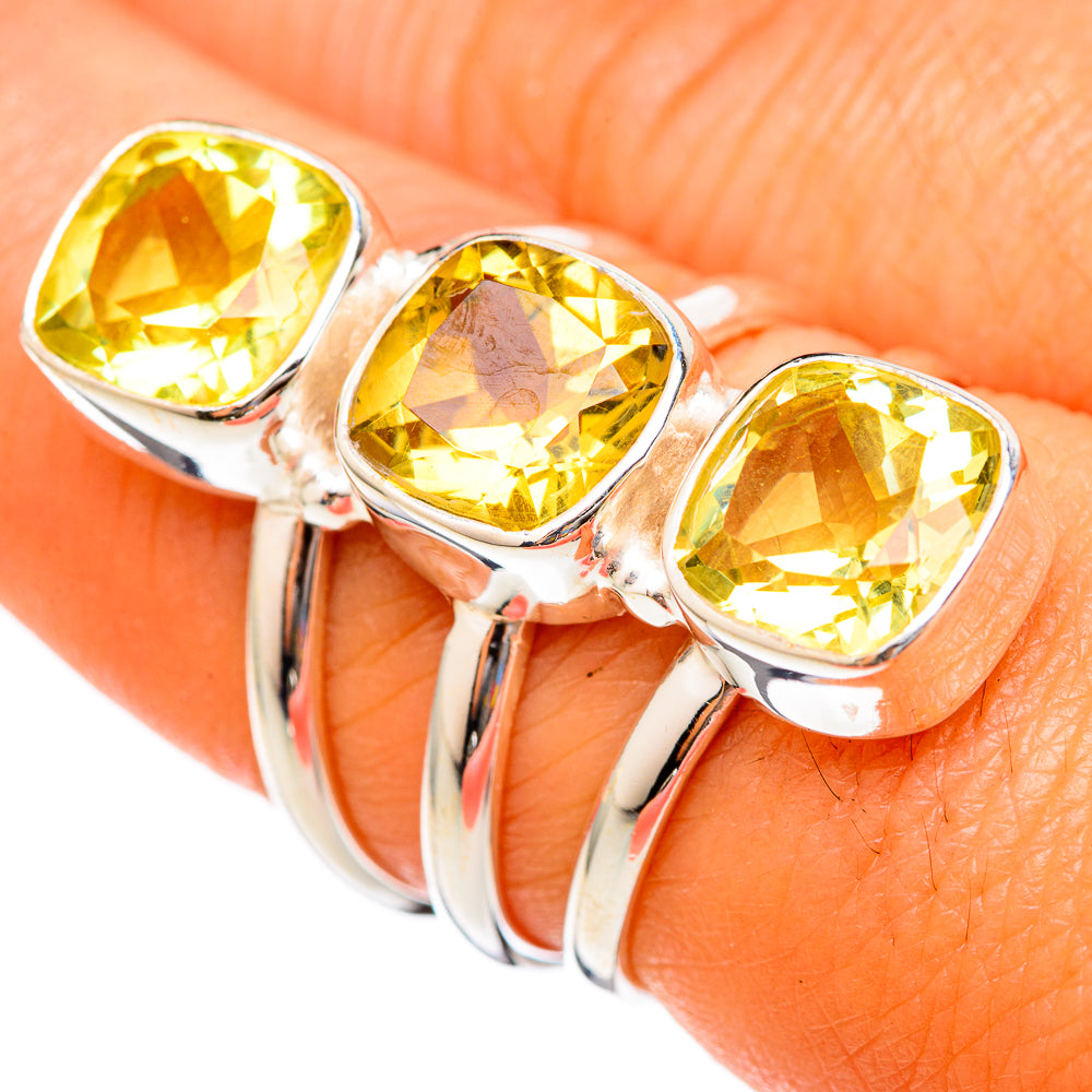 Citrine Rings handcrafted by Ana Silver Co - RING103150