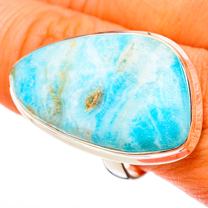 Larimar Rings handcrafted by Ana Silver Co - RING103156