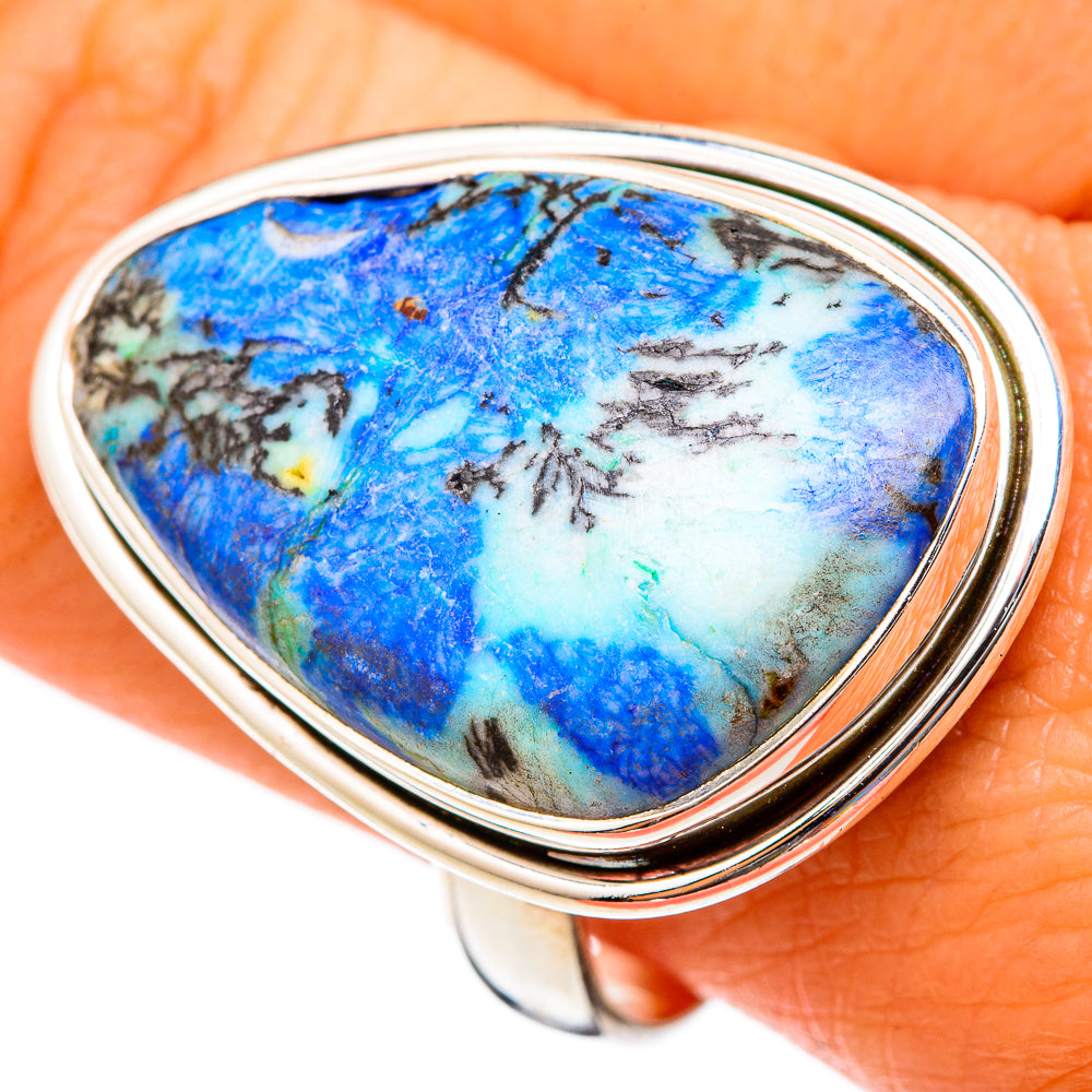 Azurite Rings handcrafted by Ana Silver Co - RING103162