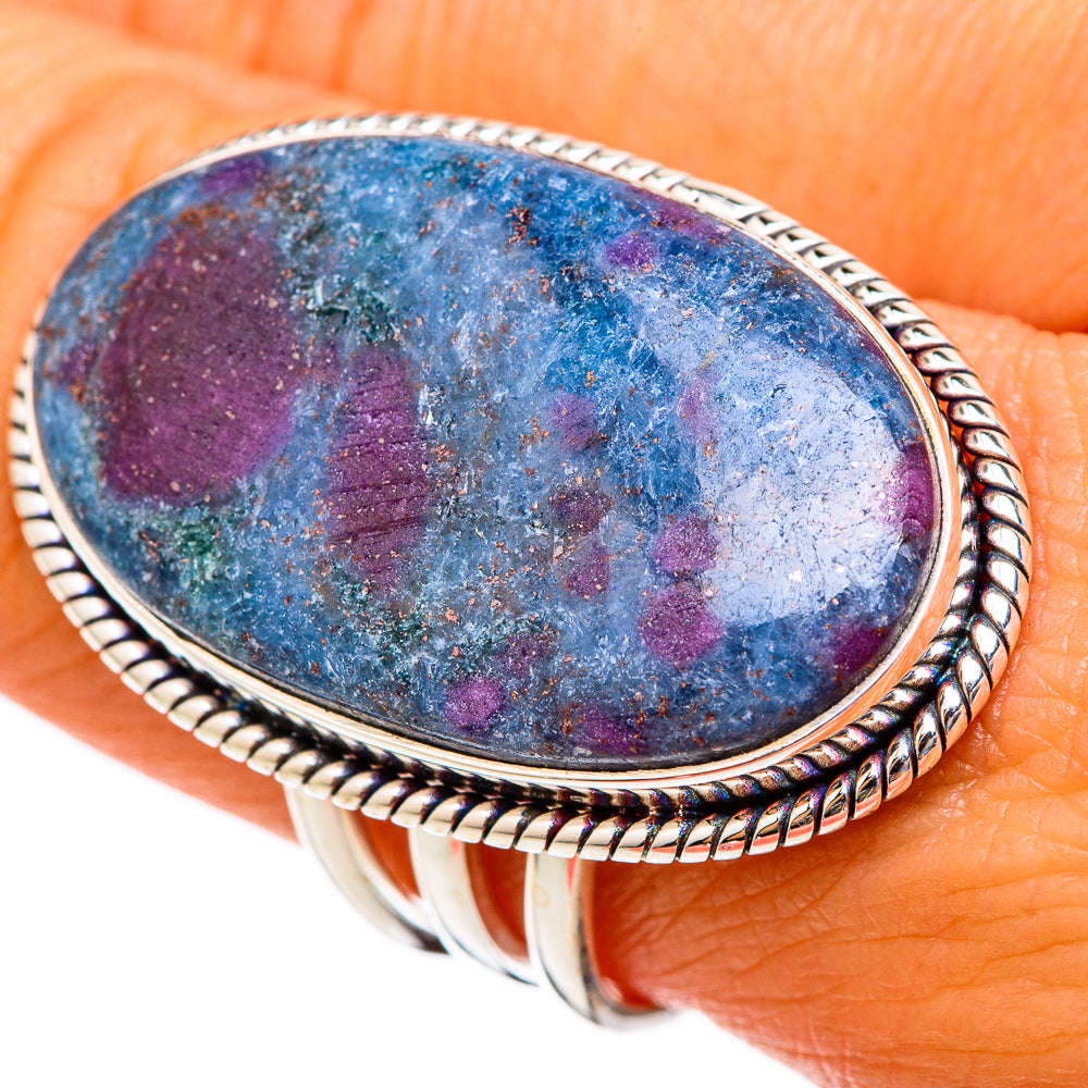 Ruby Fuchsite Rings handcrafted by Ana Silver Co - RING103163