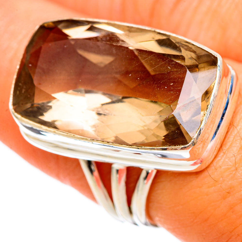 Smoky Quartz Rings handcrafted by Ana Silver Co - RING103171