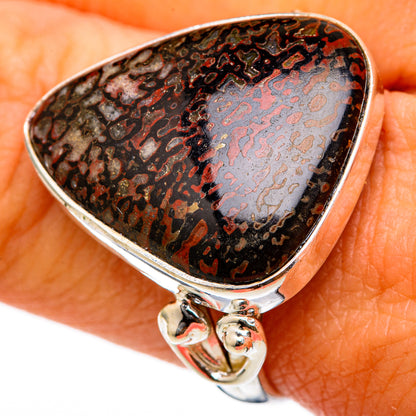 Dinosaur Bone Rings handcrafted by Ana Silver Co - RING103178