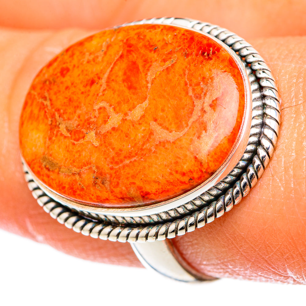 Sponge Coral Rings handcrafted by Ana Silver Co - RING103180