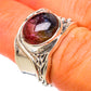 Watermelon Tourmaline Rings handcrafted by Ana Silver Co - RING103194