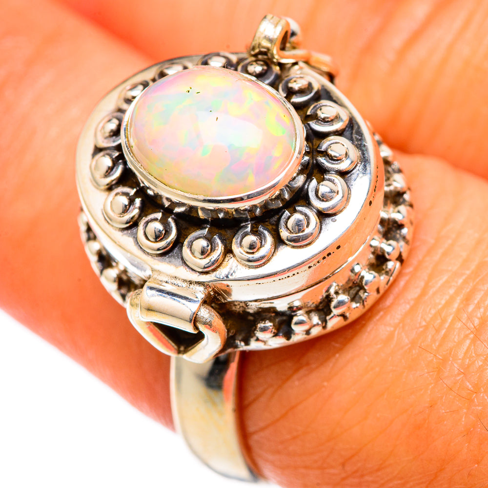 Ethiopian Opal Rings handcrafted by Ana Silver Co - RING103196