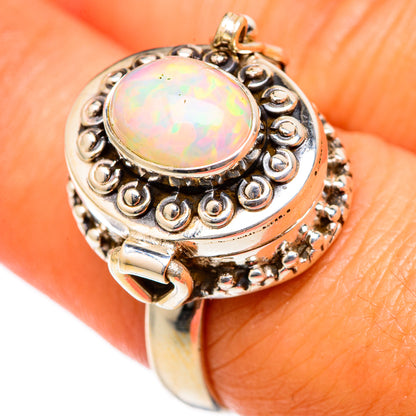 Ethiopian Opal Rings handcrafted by Ana Silver Co - RING103196