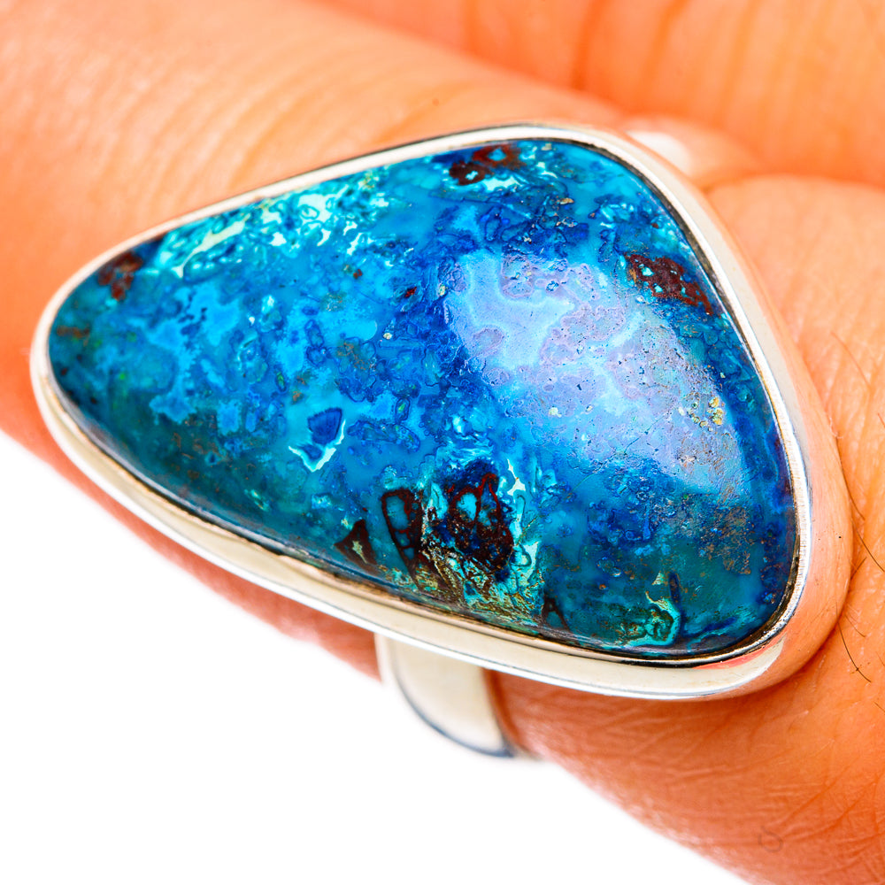 Chrysocolla Rings handcrafted by Ana Silver Co - RING103200