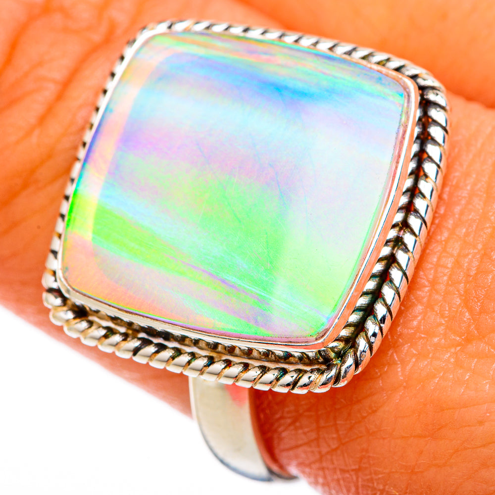 Aura Opal Rings handcrafted by Ana Silver Co - RING103220