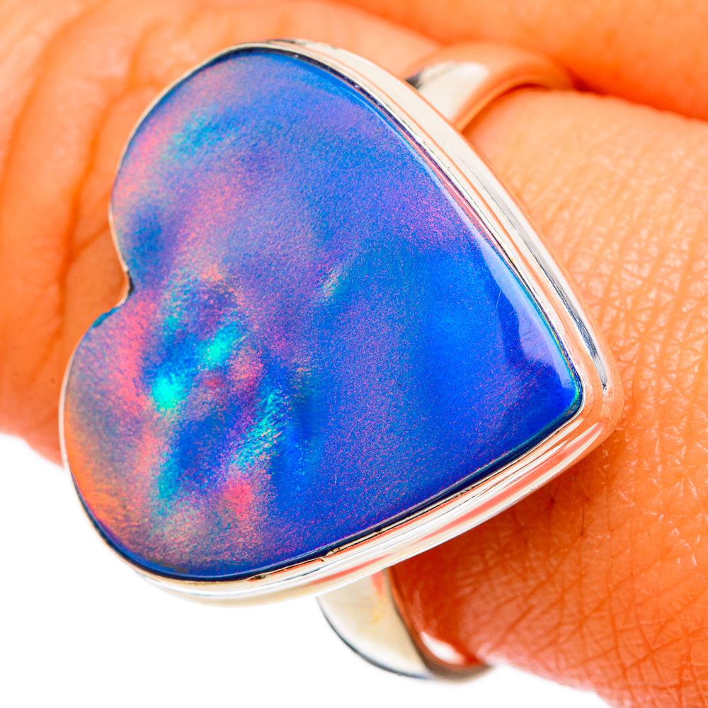 Aura Opal Rings handcrafted by Ana Silver Co - RING103221