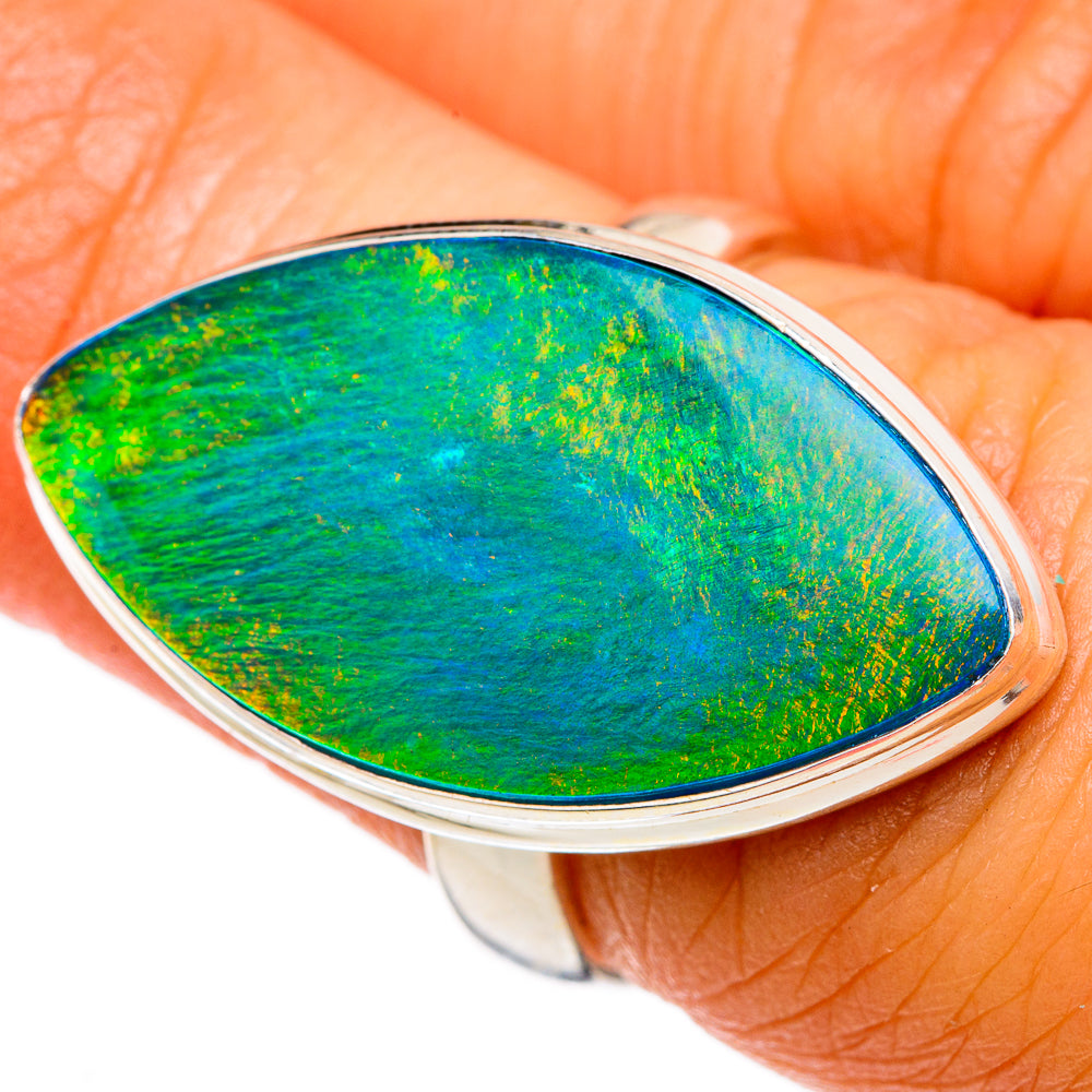 Aura Opal Rings handcrafted by Ana Silver Co - RING103222