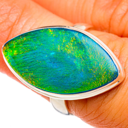 Aura Opal Rings handcrafted by Ana Silver Co - RING103222