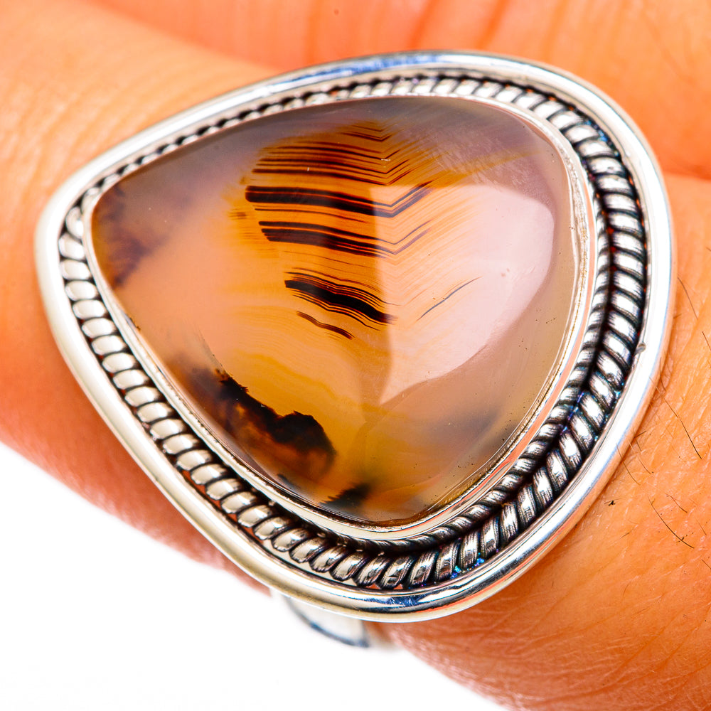 Montana Agate Rings handcrafted by Ana Silver Co - RING103228