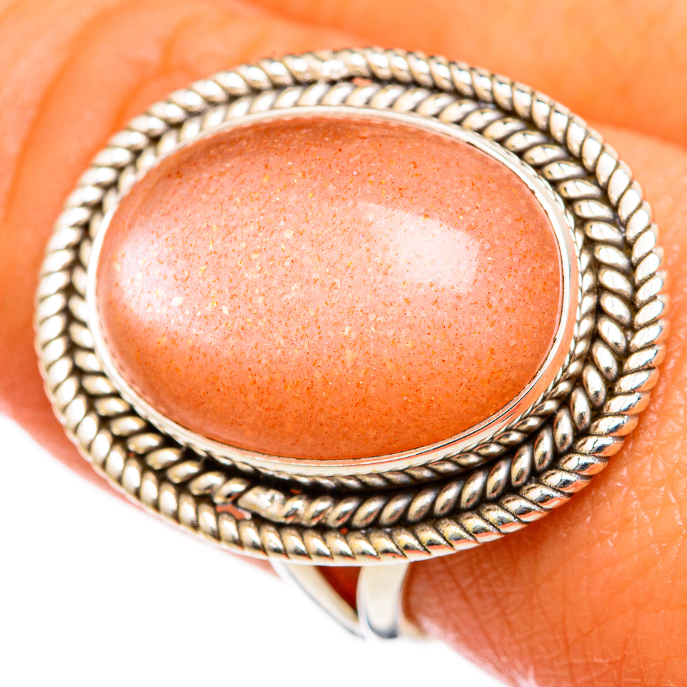 Sunstone Rings handcrafted by Ana Silver Co - RING103230