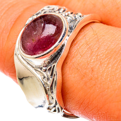 Pink Tourmaline Rings handcrafted by Ana Silver Co - RING103232