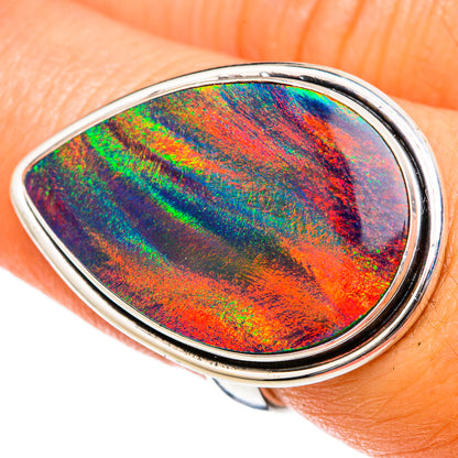 Aura Opal Rings handcrafted by Ana Silver Co - RING103243